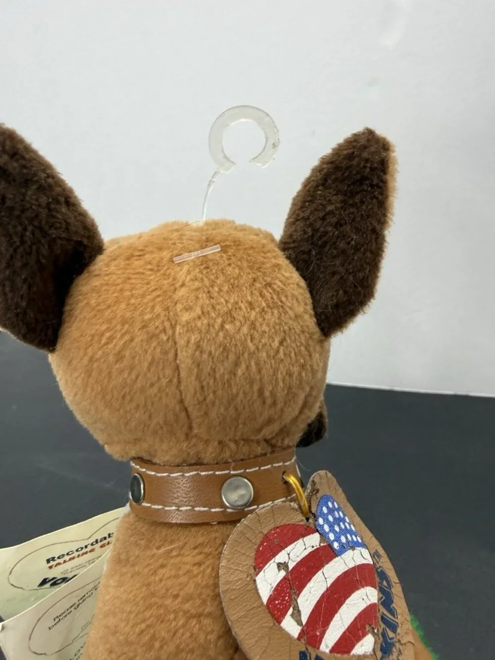 Vintage 2000 Voicekins Boxer Brown White Dog Stuffed Animal Plush Not Working